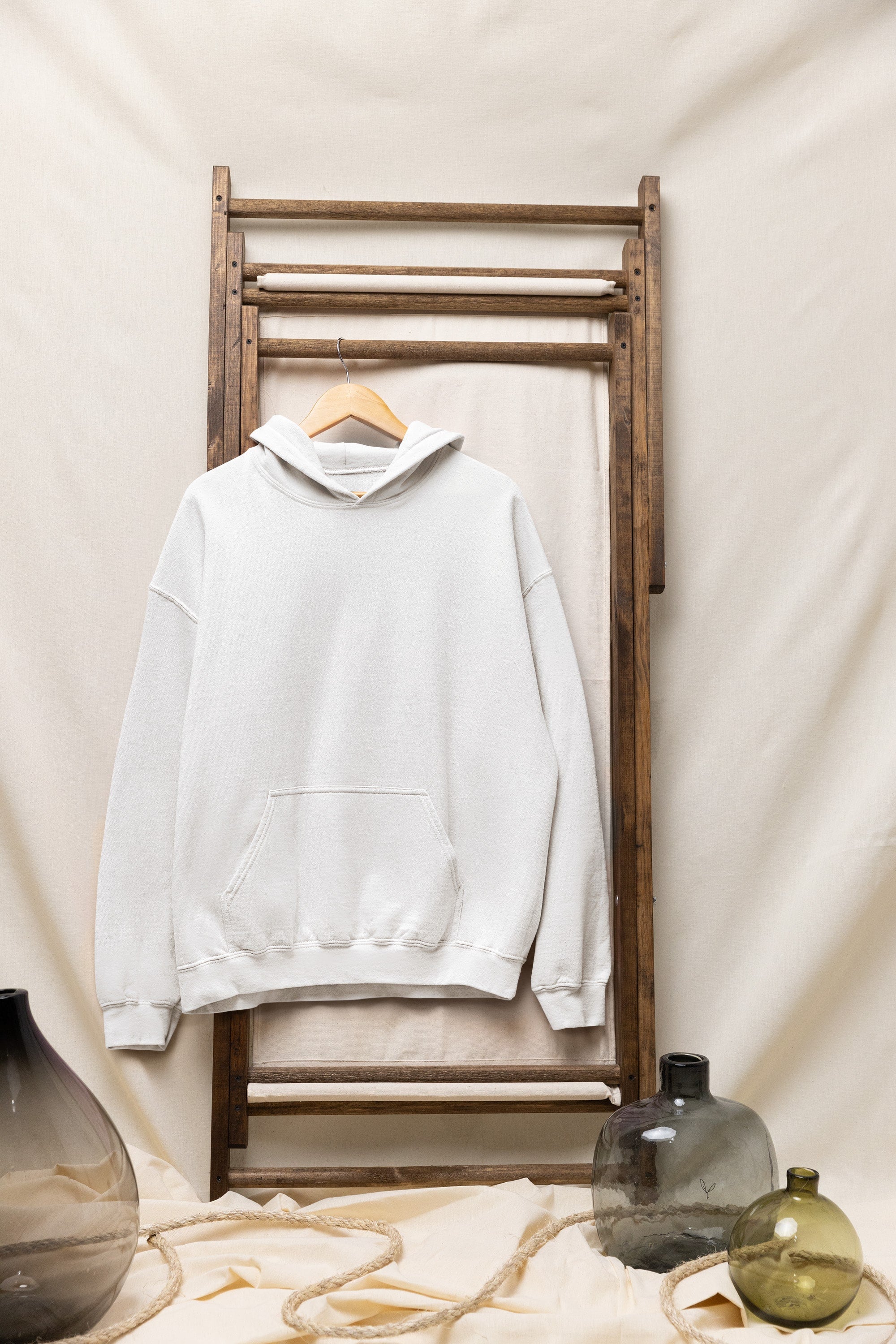 Women's Oversized White Hoodie | The OddBall Wagon image 5
