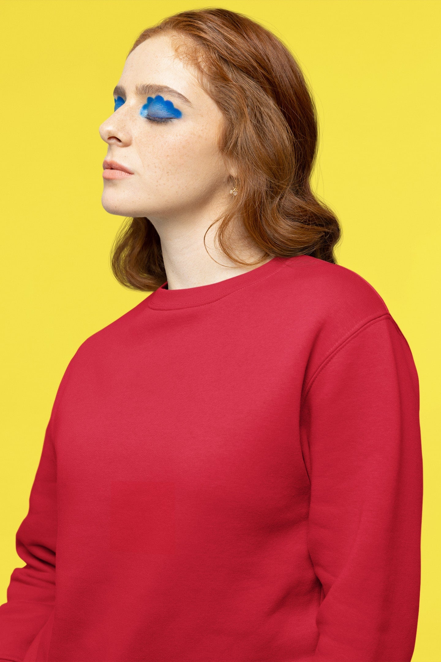 Women's Red Sweatshirt | The OddBall Wagon image 4