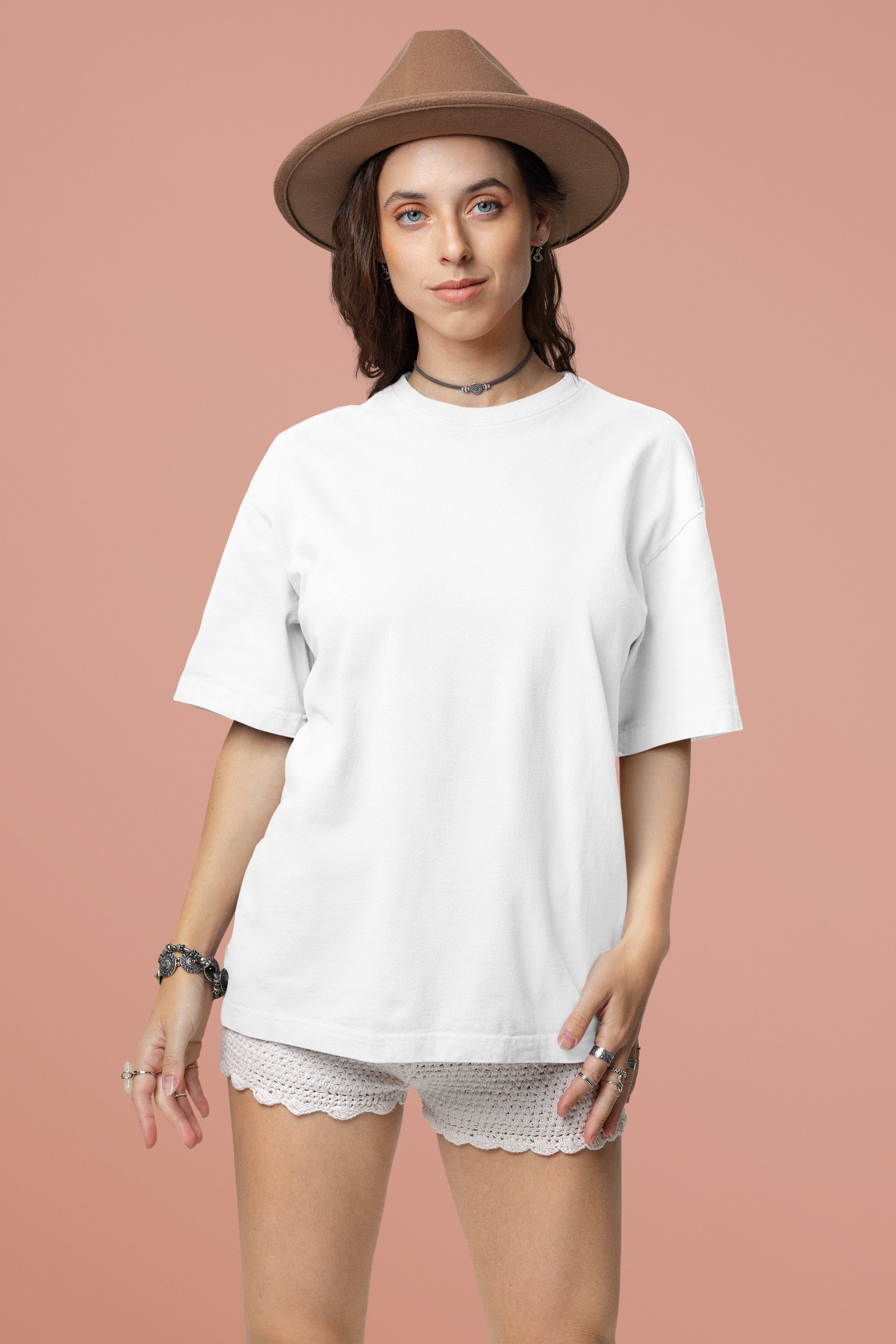 Women’s Oversized T-Shirt – White image 4
