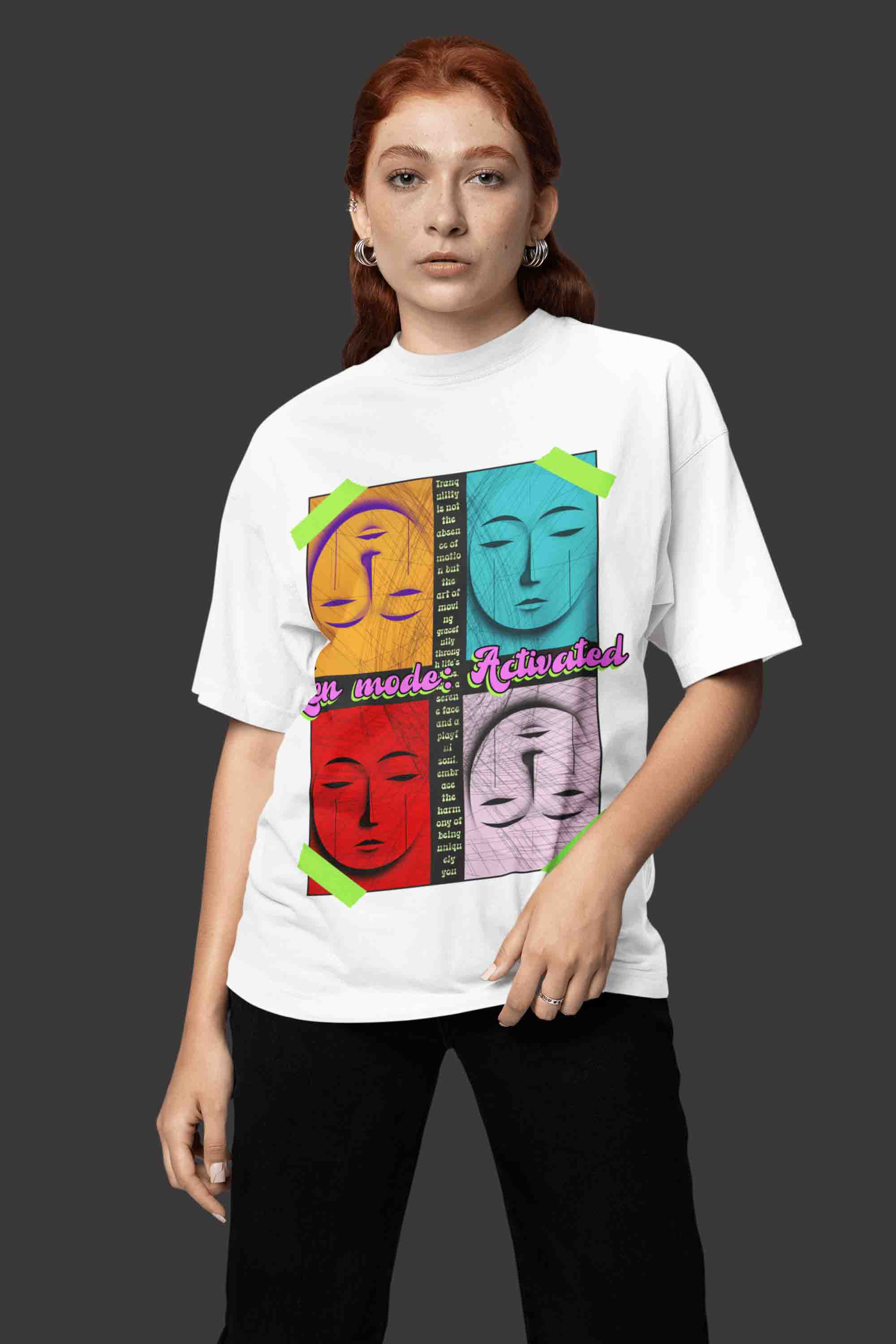 Zen Mode Oversized T-Shirt | The OddBall Wagon image 5