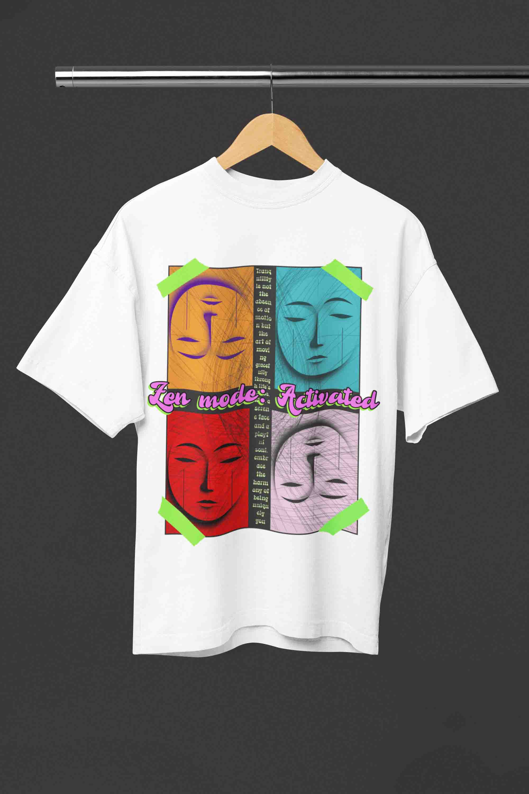 Zen Mode Oversized T-Shirt | The OddBall Wagon image 6