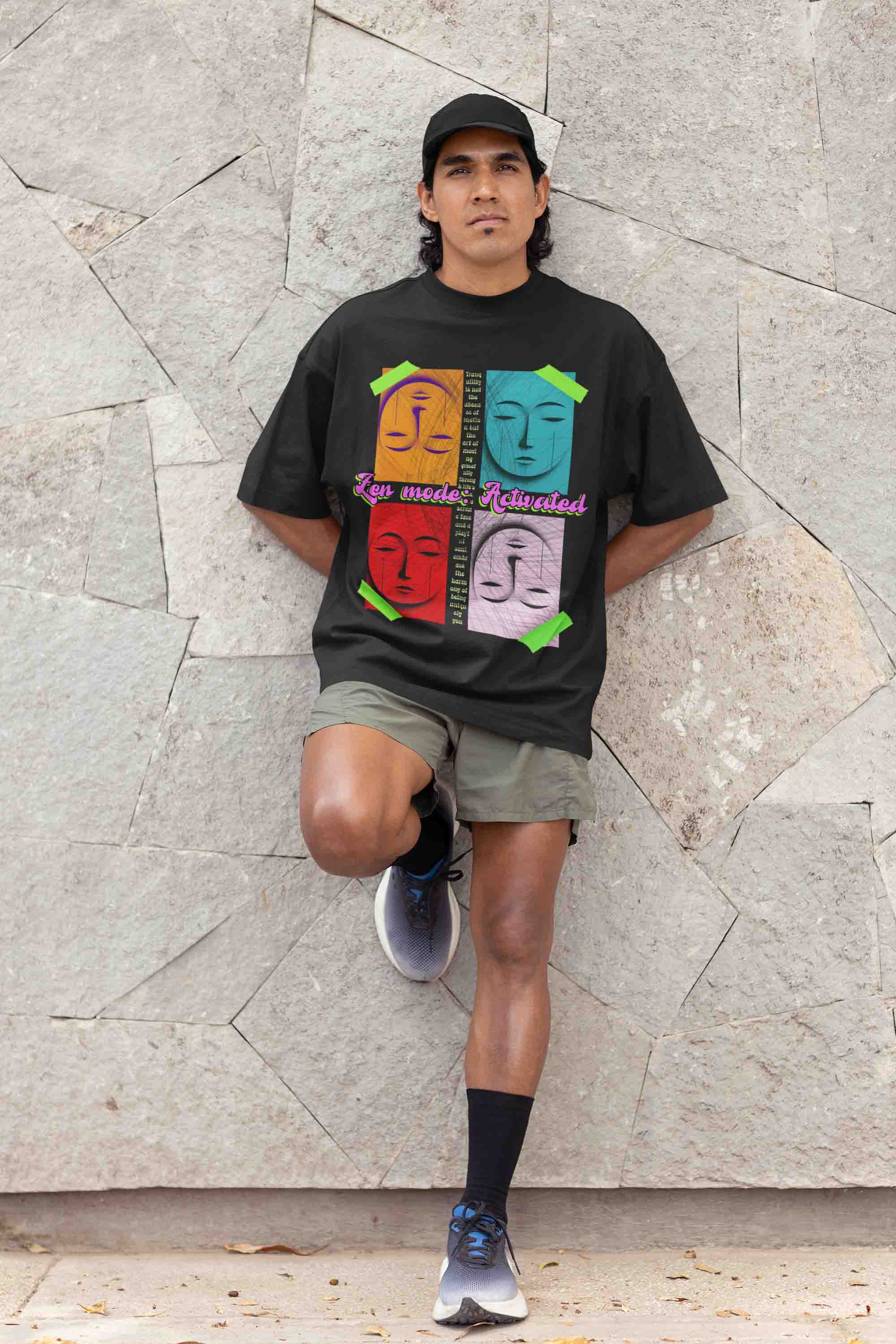 Zen Mode Oversized T-Shirt | The OddBall Wagon image 4