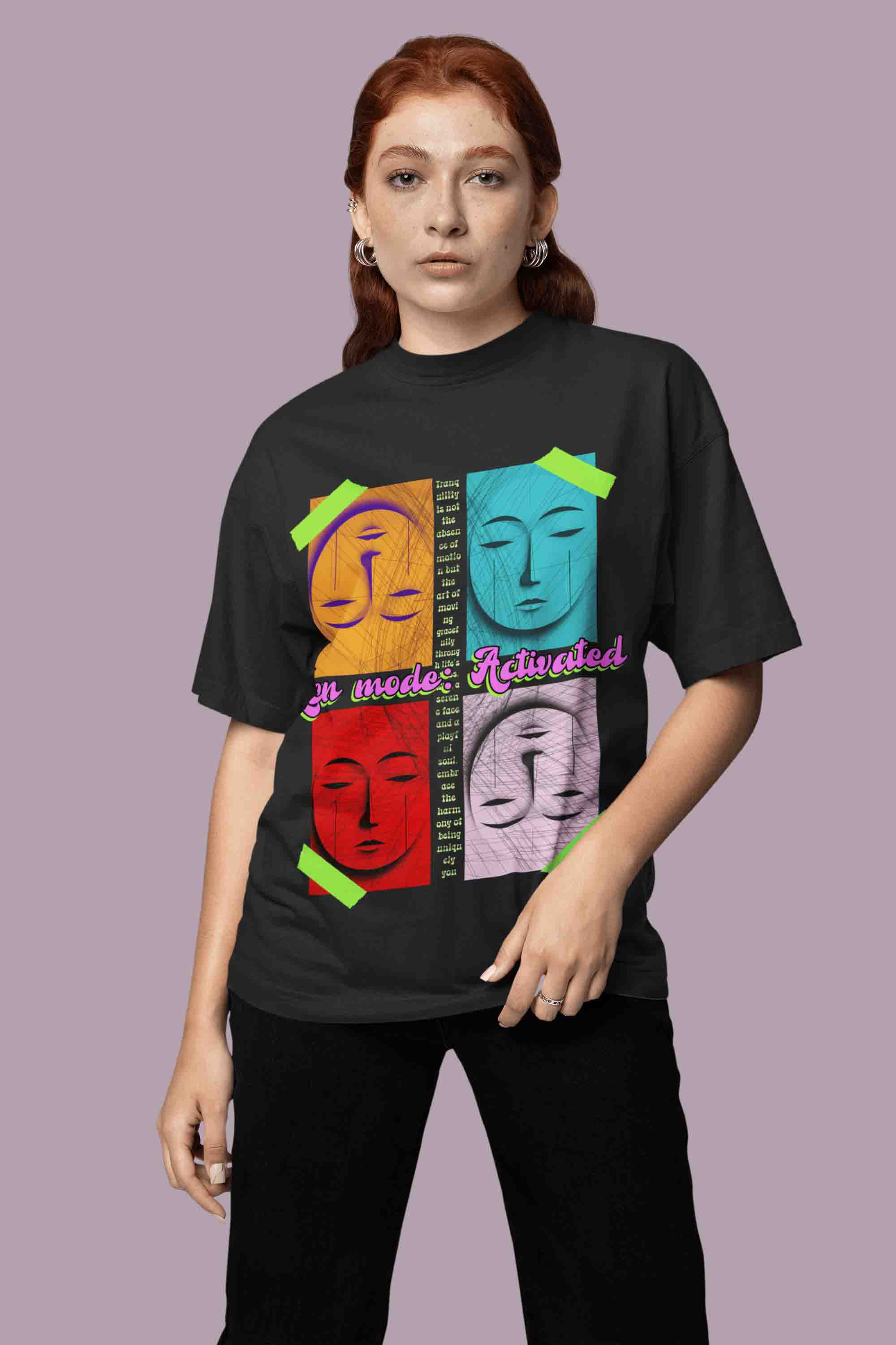 Zen Mode Oversized T-Shirt | The OddBall Wagon image 6