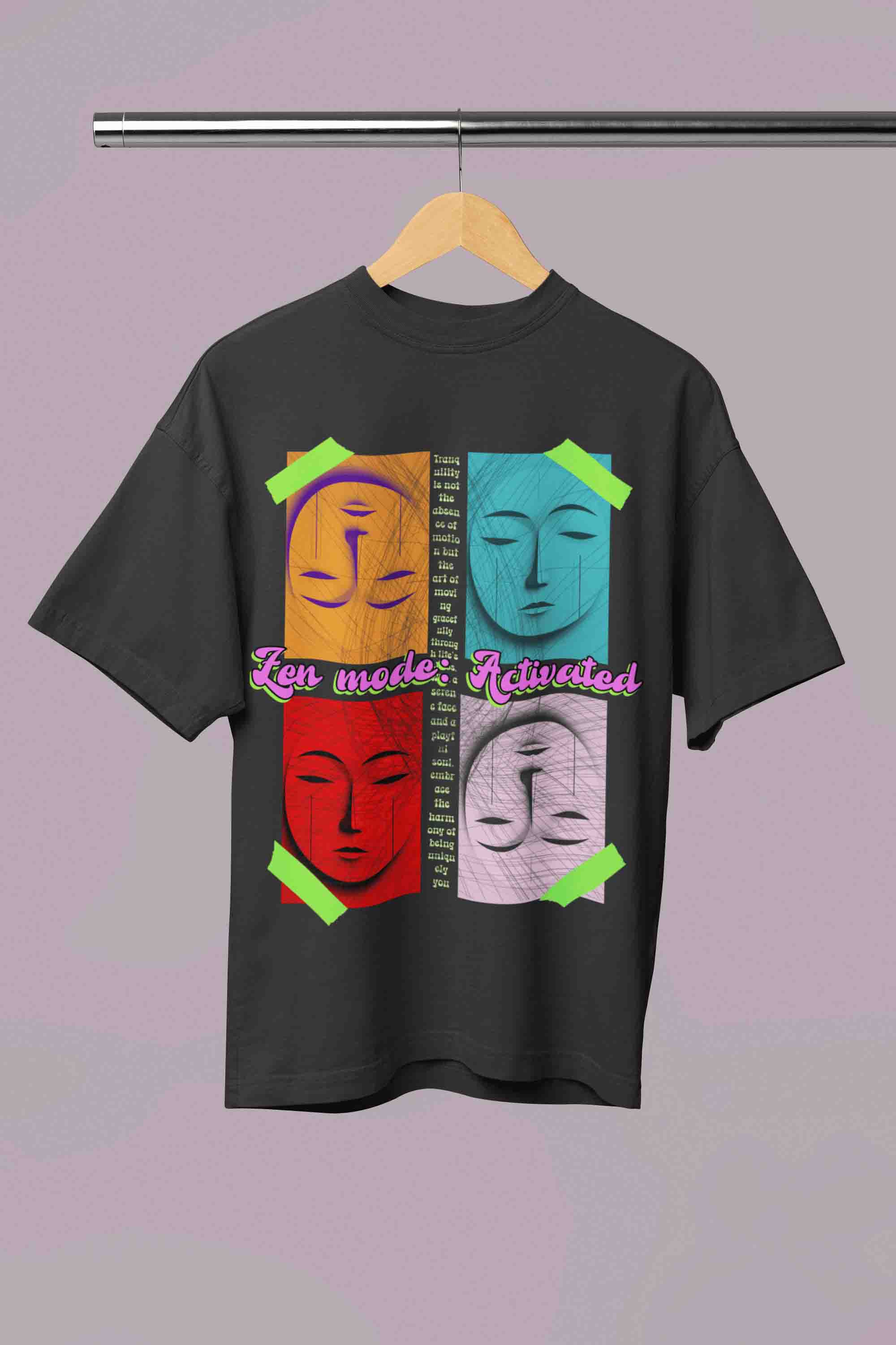 Zen Mode Oversized T-Shirt | The OddBall Wagon image 7