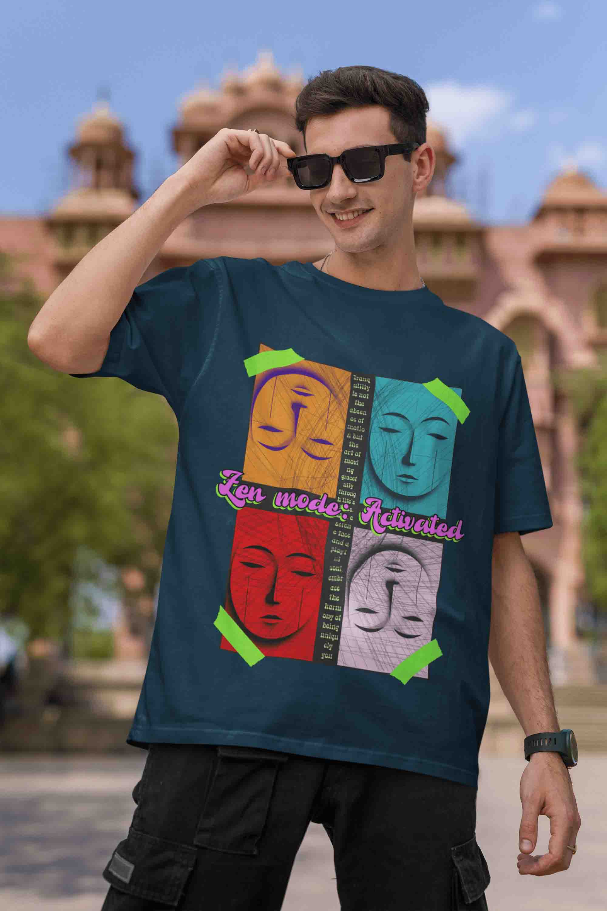 Zen Mode Oversized T-Shirt | The OddBall Wagon