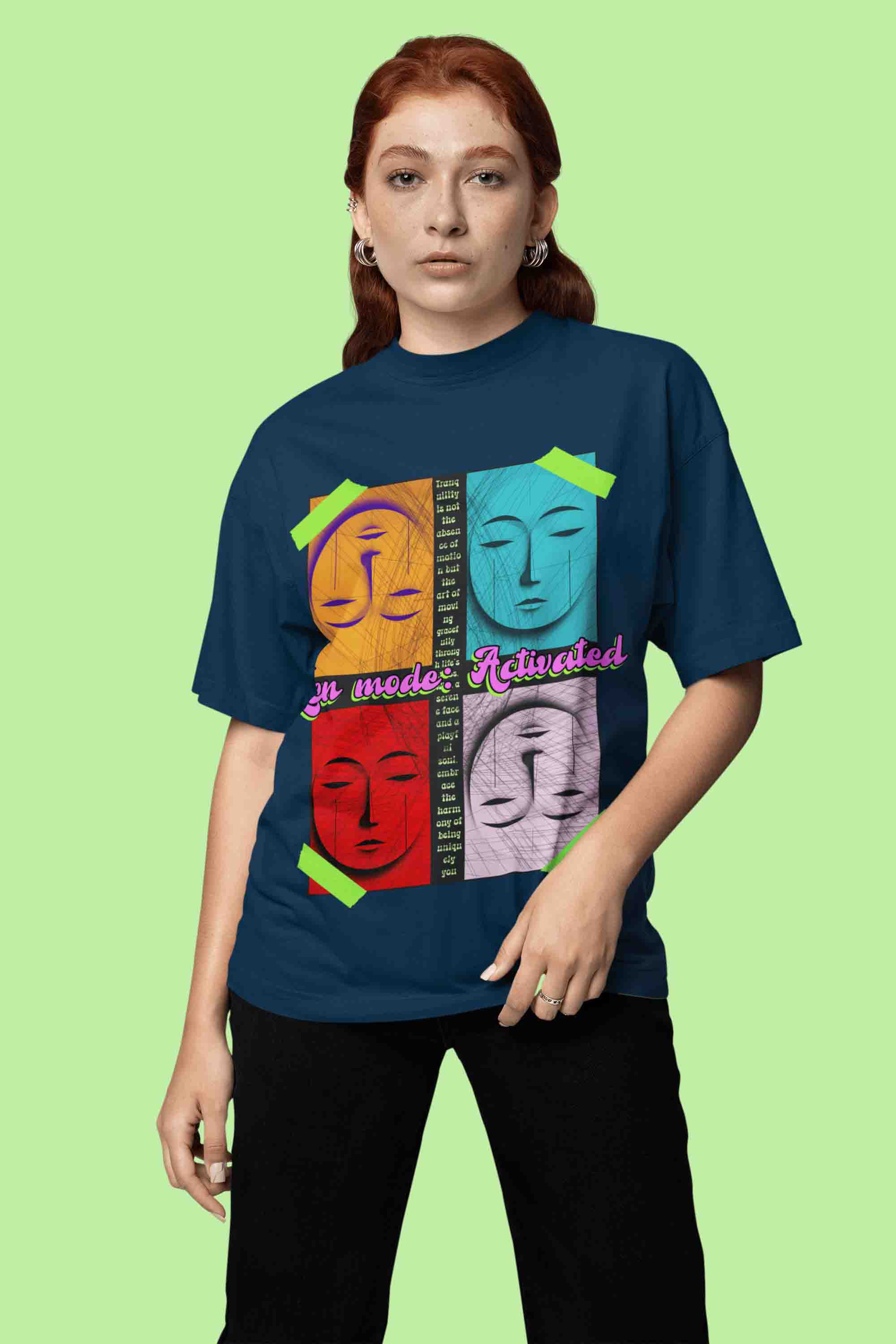Zen Mode Oversized T-Shirt | The OddBall Wagon image 5