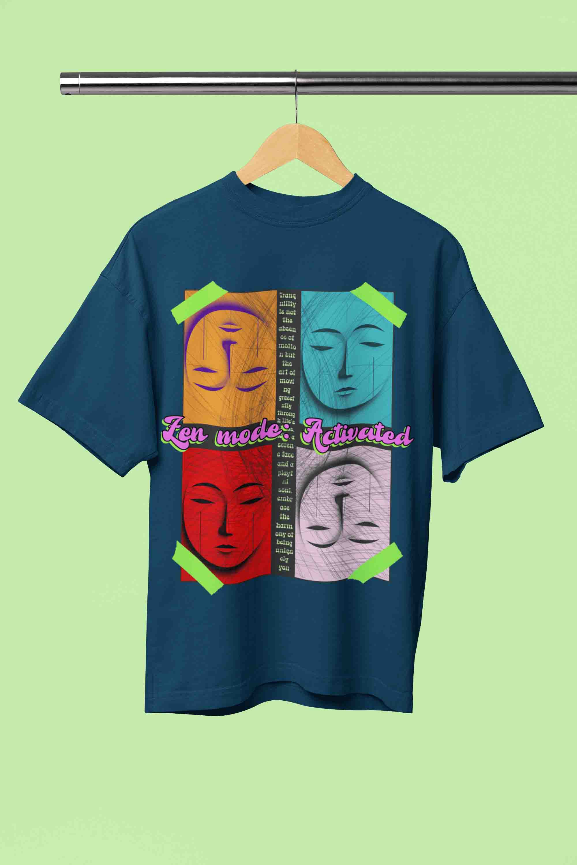 Zen Mode Oversized T-Shirt | The OddBall Wagon image 6